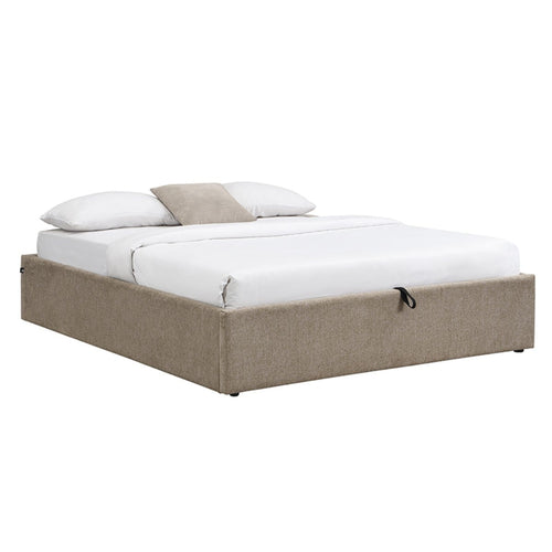 Calicosy - Opbergbed ALIX - beige 204x150x36,50 cm