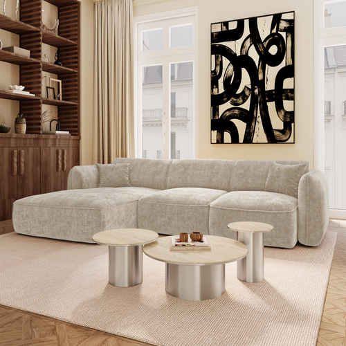 Premium Interiors - Linkerhoekbank LOMI - gewaafd fluweel mol 272cm
