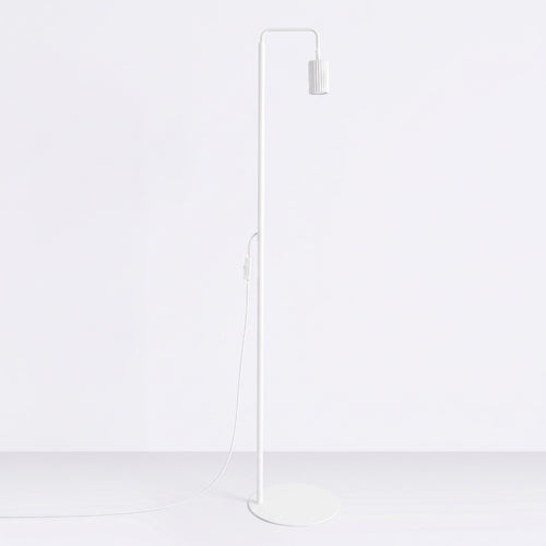 Sollux Lighting Vloerlamp KARBON 1 wit - 30x30x160cm