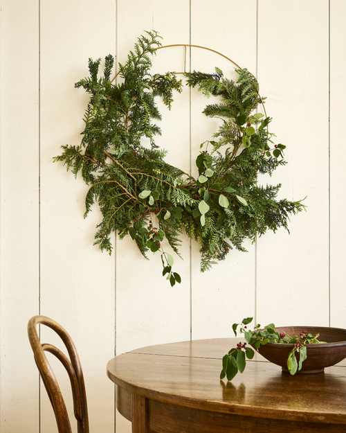 vtwonen decoratie ring - metaal - goud - 60 cm - vtwonen shop