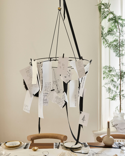 vtwonen decoratie ring - metaal - goud - 60 cm