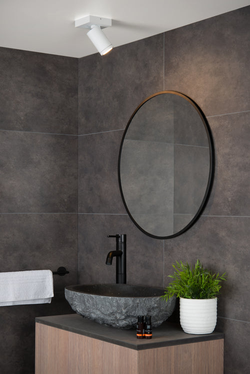 Lucide plafondspot badkamer TAYLOR - 1xGU10 (MR16) - Wit