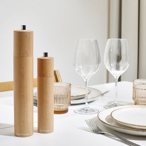 Salt & Pepper - Peper/zoutmolen 4,5xH21,5cm hout bruin Grind - vtwonen shop