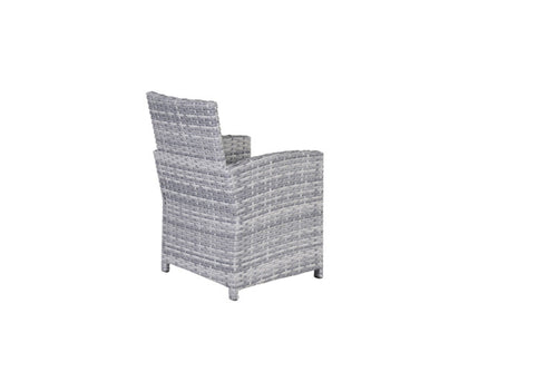 Seagull dining fauteuil - cloudy grey - reflex black - vtwonen shop