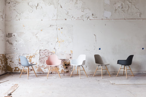 Zuiver Albert Kuip Armstoel Wit - Set van 2 - vtwonen shop