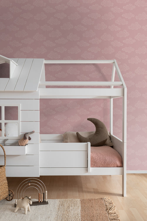 ESTAhome behang wolkjes roze - 50 x 900 cm - 131226 - vtwonen shop