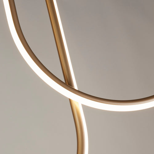 Searchlight Chime LED-plafondlamp, brons metaal