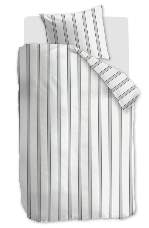 vtwonen Dekbedovertrek Fun Stripe - 140 x 220 cm - Blauw