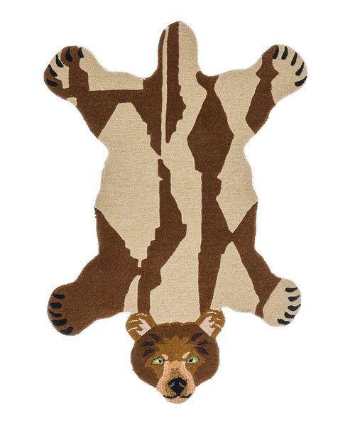 Doing Goods Quin Beer Vloerkleed - Groot 145 x 97 x 2 cm - 100% wol - vtwonen shop