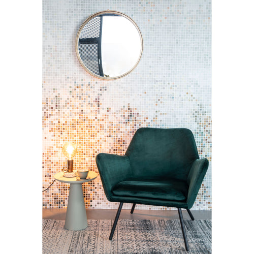 Housecraft Living Matz Spiegel/ Wandspiegel Rond 60x60 Metaal cm Goud - vtwonen shop