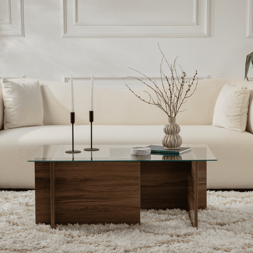 Calicosy - NOAH Salontafel - Transparant - 65x105x40 cm