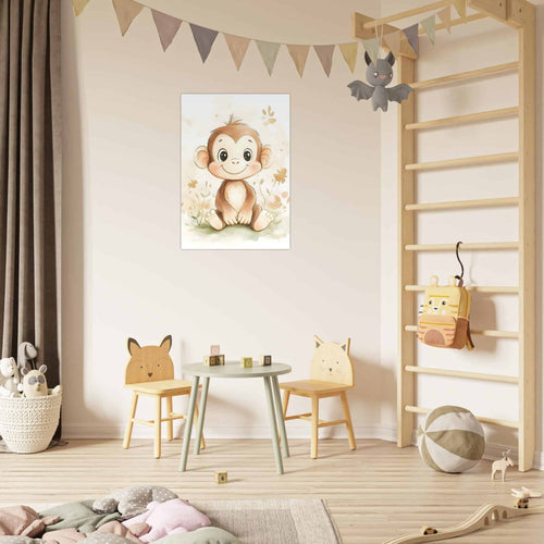 Artfulprints  Baby aap   poster 50x70 cm - vtwonen shop
