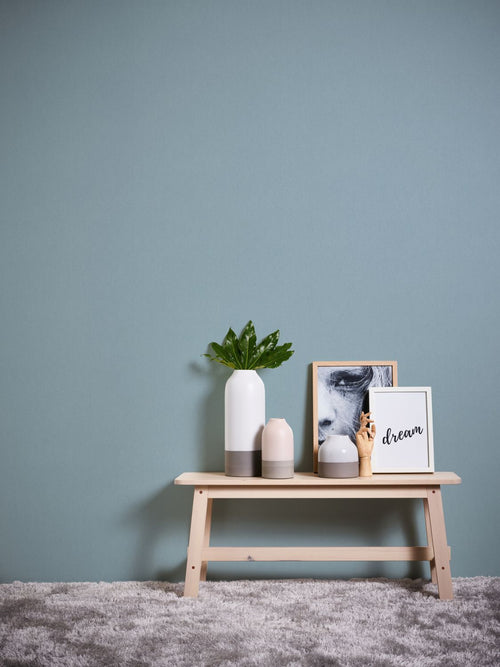 Livingwalls behang effen blauw - 53 cm x 10.05 m - AS-377027 - vtwonen shop