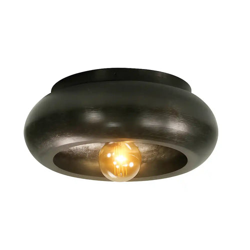 Ylumen plafondlamp Sky - 1 lichts - 42  x 18   cm - zwart