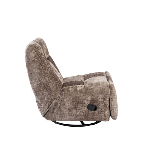 Starfurn Relaxfauteuil Chill - Taupe - Draaibaar - 97x78x90cm