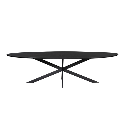 Starfurn - Eettafel Ferris - Zwart - 110x280x76 cm