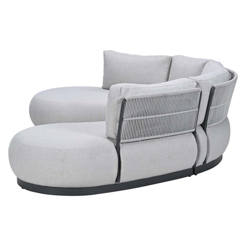 Garden Impressions Loungebank San Jose 3-delig chaise longue