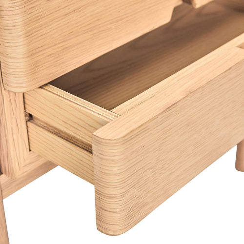 Hübsch nachtkastje Appeal - mdf/eikenfineer/eikenhout - 45x31xh57cm - vtwonen shop