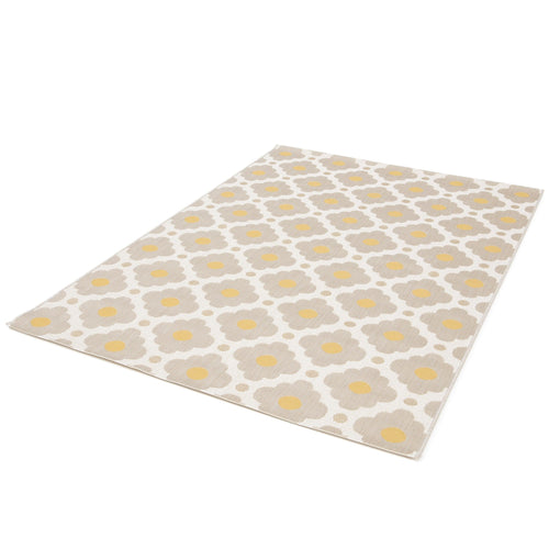 AFK Living vloerkleed Daisy - voor binnen en buiten - geel - 160 x 230 cm
