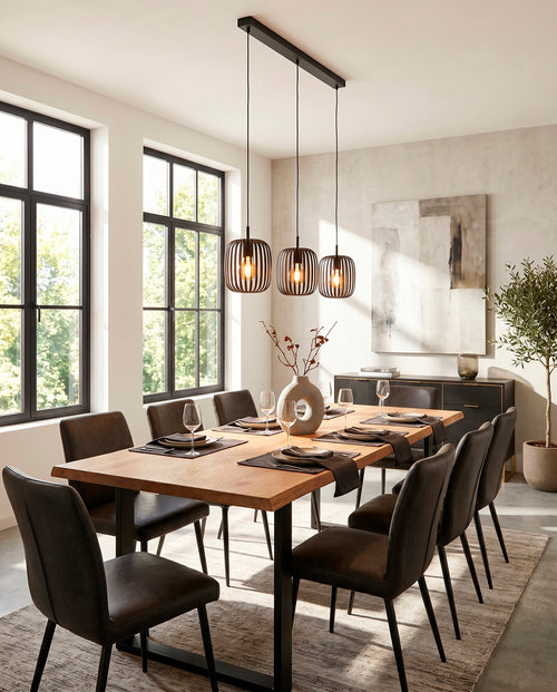 EGLO hanglamp Romazzina - e27 - 90 cm - zwart