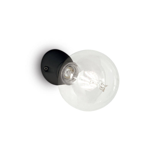 Ideal Lux Winery - 1 Light Wandlamp Zwart