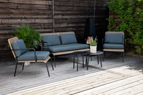 Rebellenclub loungeset clove - naturel rattan - vtwonen shop