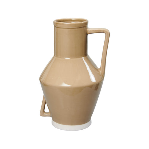 Return to Sender Vaas 30 cm taupe met handvat - vtwonen shop