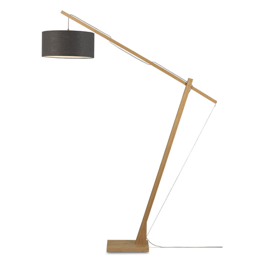 GOOD&MOJO vloerlamp Montblanc - bruin - Ø47cm - vtwonen shop