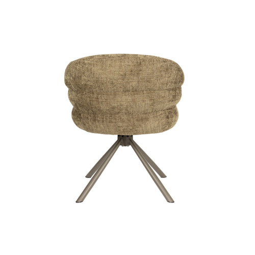 Housecraft Living Marjolein Eetkamerstoelen Armleuning Groen - Set van 2