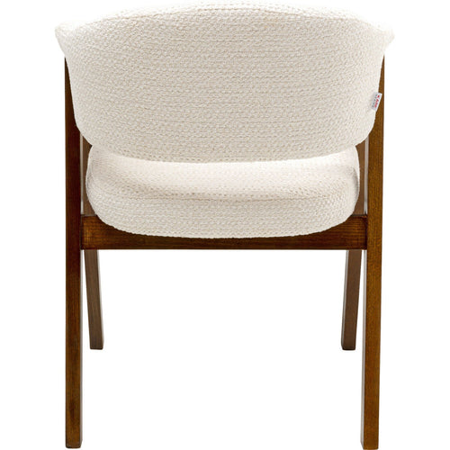 Kare Design Stoel met armleuningen Jonte creme
