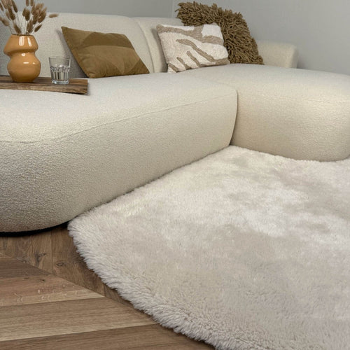 Interieur05 vloerkleed Furr - beige - Ø 200 cm