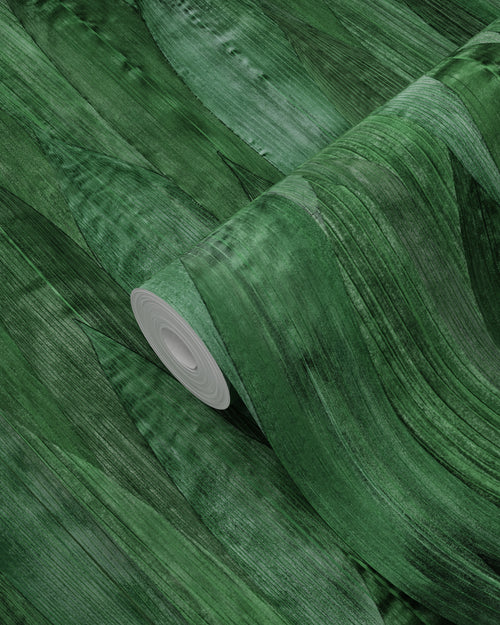 ESTAhome behang bladeren emerald groen - 53 cm x 10.05 m - 138988 - vtwonen shop