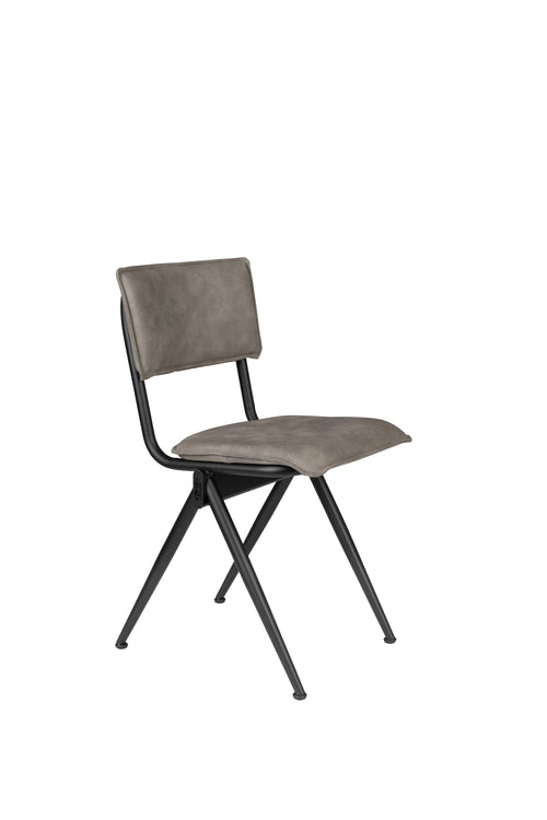 Dutchbone New Willow Stoel Grijs - Set van 2 - vtwonen shop