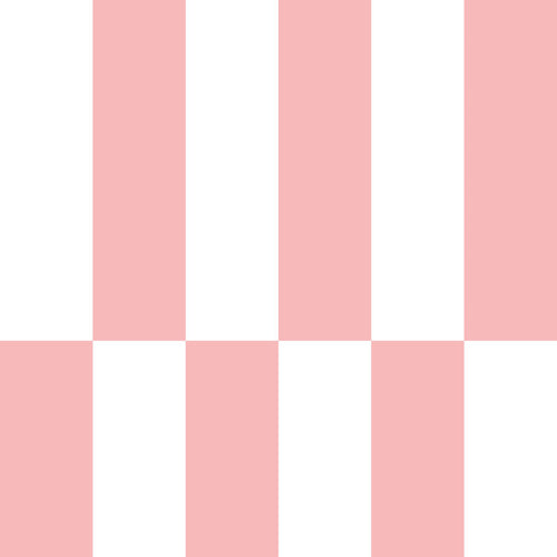ESTAhome behang streep roze en wit - 50 x 900 cm - 130918