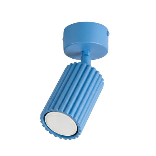 Sollux Lighting Plafondlamp KARBON 1 lichtblauw - 7x7x18cm