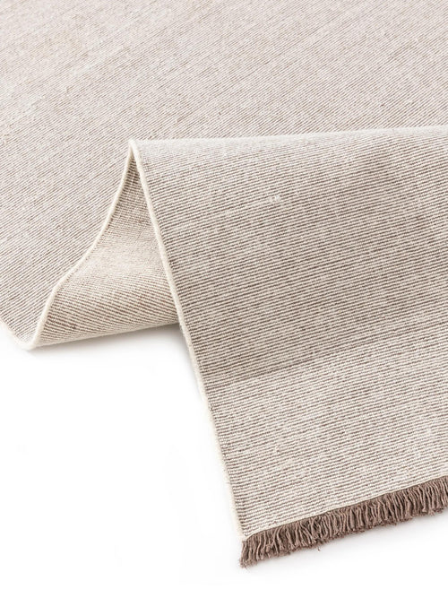 benuta plat geweven vloerkleed Mia - bruin - 200x300 cm