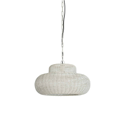 Light & Living hanglamp Piedra - wit - Ø47cm - vtwonen shop