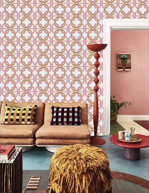 Catchii Behang Jeanne Luc roze - vtwonen shop