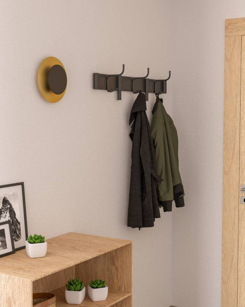 EGLO wandlamp Tocina - plafondlamp - led - ø 24 cm - zwart/goud - vtwonen shop