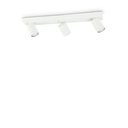 Ideal Lux RUDY - Binnen 3 Lichts Plafondspot Lamp Wit, GU10