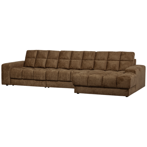 WOOOD chaise longue rechts Second Date - Structure Velvet - Brass - vtwonen shop