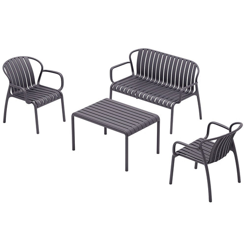 Garden Impressions loungeset Jade donker grijs