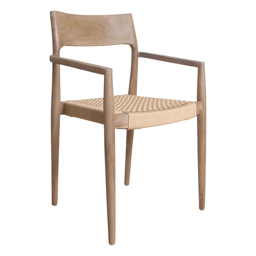 Raw Materials tuinstoel Freya met armleuning - Naturel - vtwonen shop