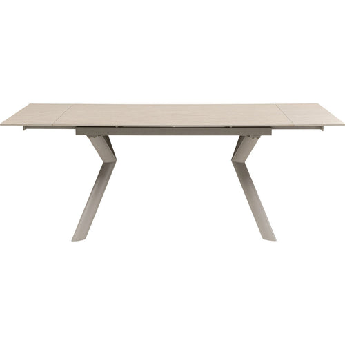 Kare Design Uitschuifbare Eettafel Xenia Travertino 200x80cm