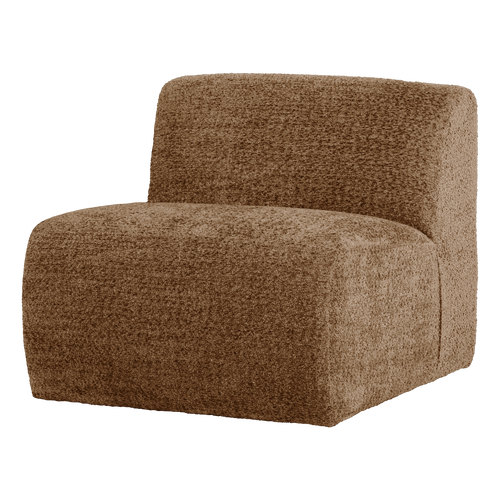 WOOOD 1-zits bank Mojo Base - Wollig - Honinggeel - 74x84x97