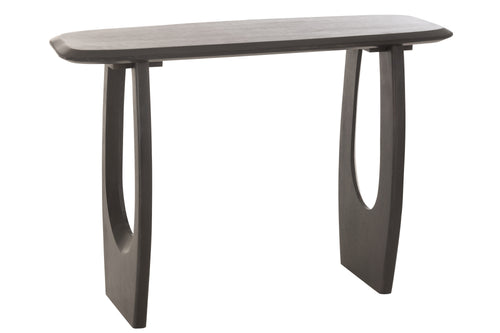 J-Line console Mark - hout - zwart