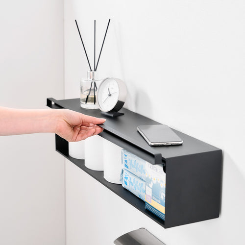 Yamazaki Tower Opbergvak wandmontage - Zwart - vtwonen shop