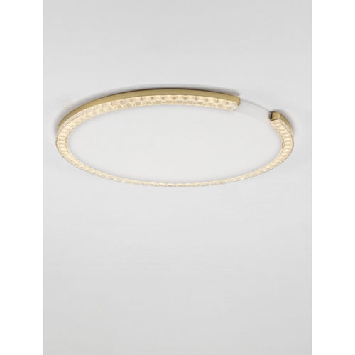 Nova Luce GREAMY Decoratieve plafondlamp in goudkleur met Triac dimbare LED-technologie, 30W, 1950lm, 3000K