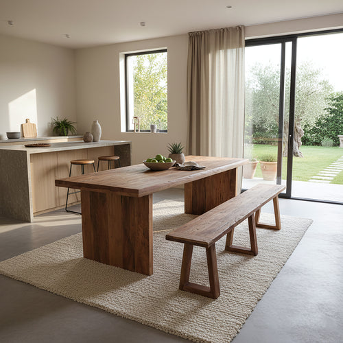 Farmwood Waterfall eettafel - FSC-gerecycled hout - 240 cm