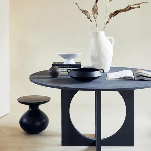 Urban Nature Culture bijzettafel Tummy Black - Ø 38 * 40 CM